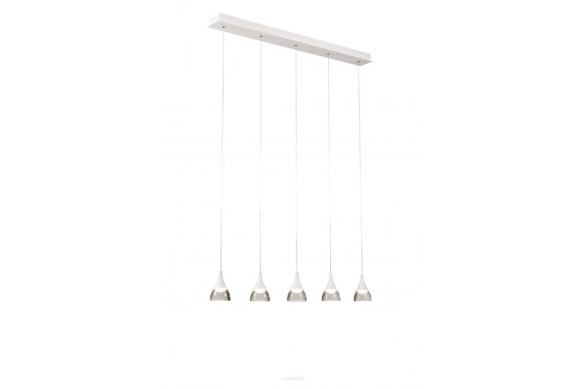 Lampa wisząca DALMATIA 5 AZ 2848 nowoczesna minimalistyczna kolor biały 5 źródeł światła