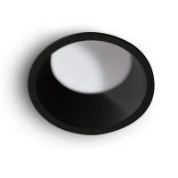 Oprawa wpuszczana oczko AIDA ROUND 16W AZ4224 czarne średnica 14.5 cm LED