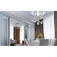 Plafon LUVIA D80 CLEAR AZzardo AZ2571 elegancka szklane elementy ozdobne