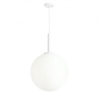 Lampa wisząca BOSSO WHITE GRANDE 50 biała kula XXL ALDEX 1087XXL 