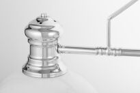 Lampa wisząca ETTORE W3 LUMINA DECO LDP 710-3 (WT) loftowa biały chrom 3x E27 - 2