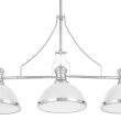 Lampa wisząca ETTORE W3 LUMINA DECO LDP 710-3 (WT) loftowa biały chrom 3x E27 - 3