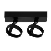 Lampa sufitowa reflektor SELM II 457624 LEDdom czarny