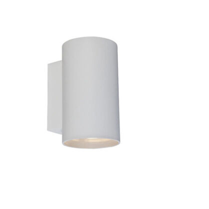 KINKIET ZUMA LINE SANDY WL ROUND WH Z ALUMINIUM W KOLORZE BIAŁYM NOWOCZESNA TUBA TECHNICZNA