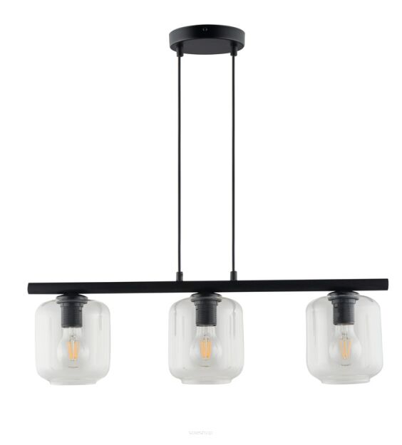 Lampa wisząca GLOSS 3 SIGMA 32252 przezroczyste klosze