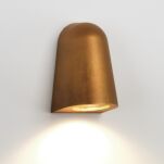 Lampa zewnętrzna ścienna Mast Light- Astro 7836 1317003 IP65 techniczna metal w kolorze antycznego mosiądzu - 2