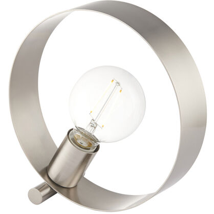 Lampa stołowa HOOP matowy nikiel ENDON LIGHTING 90453  