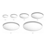 Plafon MALTA R23 AZZARDO LED 18W 3000K/4000K AZ4237 AZ4238 - 2