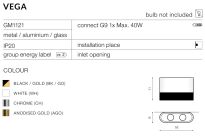 Kinkiet lampa ścienna techniczna złota Vega Azzardo GM1121 G, AZ1746 - 2