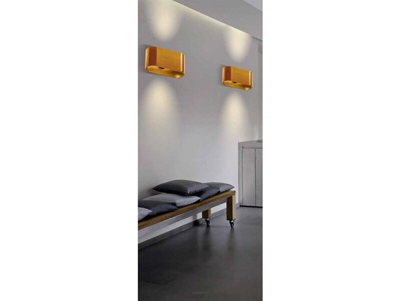 Kinkiet lampa ścienna techniczna złota Vega Azzardo GM1121 G, AZ1746