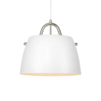 Lampa wisząca SPIN 1L Biały/Stal 107727 Design by Tom Stepp