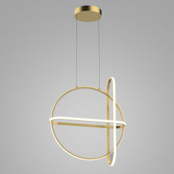 Lampa wisząca CERRILA PND-29772750-3A-GD Italux NOWOCZESNA GEOMETRYCZNA LED 3000K w kolorze złotym 
