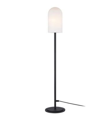 Lampa podłogowa AFTERNOON 107998 Markslojd  Nowoczesna biało-czarna wysokość 125 cm IP44
