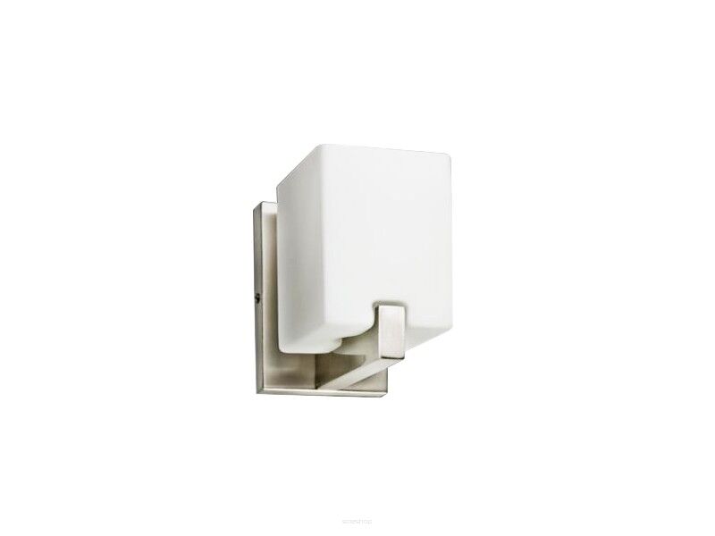 Kinkiet Cross 1 AZzardo MB758-1 AZ0084  lampa ze szkła i metalu idealna do salonu czy korytarza elegancka