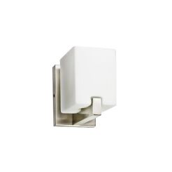 Kinkiet Cross 1 AZzardo MB758-1 AZ0084  lampa ze szkła i metalu idealna do salonu czy korytarza elegancka