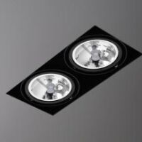 Oprawa wpuszczana Squares 111x2 bez ramki 12V podwójna AQForm