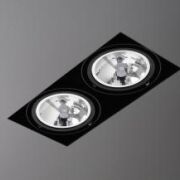 Oprawa wpuszczana Squares 111x2 bez ramki 12V podwójna AQForm