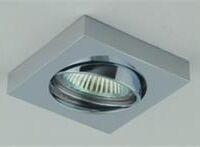 Oprawa sufitowa DARDO MOBILE ORLICKI DESIGN kwadrat techniczna w kolorze chromu ruchome oczko 