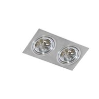 Lampa sufitowa wpuszczana techniczna aluminium SIRO 2 Azzardo  AZ0770