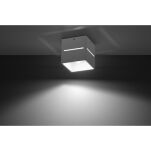 Plafon LOBO  SL.0208 Sufitowa lampa kostka wykonana z aluminium kolor szary geometryczna minimalistyczna - 2