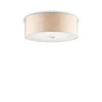 Plafon Woody PL5 090863 NOWOCZESNY IP20 E27 METAL  Ideal Lux OKRĄGŁA OPRAWA 