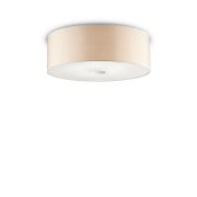 Plafon Woody PL5 090863 NOWOCZESNY IP20 E27 METAL  Ideal Lux OKRĄGŁA OPRAWA 