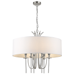 Lampa wisząca  Las Vegas - P06698NI COSMO Light wykonana w stylu nowojorskim abażur z tkaniny - 4