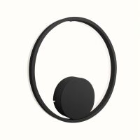 Plafon kinkiet HALO 40 AZ4705 Azzardo czarny 40 cm 28W LED