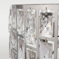 Zwis KYIV  II - P04858CH cosmolight  EKSTRAWAGANCKA Rama w kolorze chromu kryształowe szkło