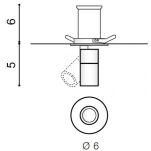 Lampa sufitowa wpuszczana LINA AZ2708 – Azzardo techniczna - 4