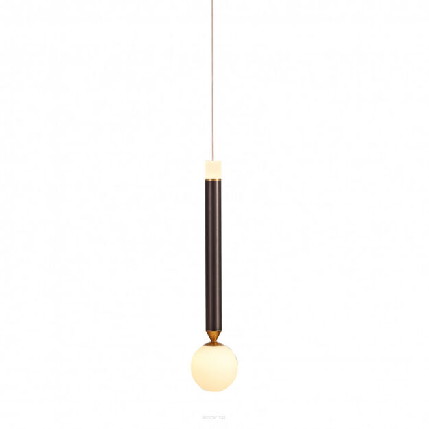 Lampa wisząca LAON PND-2018109-1 Italux Art deco kawowa