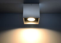 Lampa sufitowa plafon  Downlight quad szara  techniczna SL.0024 SOLLUX LIGHTING kwadrat kostka - 3