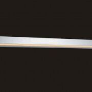 BASTONE 940 ORLICKI DESIGN z metalu w kolorze aluminium i szkła piaskowanego prostokąt nad lustro