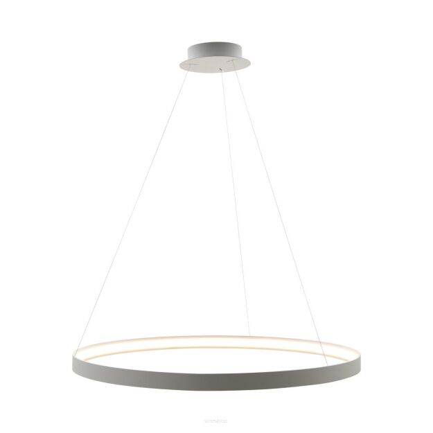 Lampa wisząca CIRCLE 110 ZumaLine LA0717/1 Szara okrągła o średnicy 110 cm