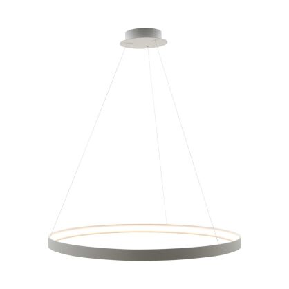 Lampa wisząca CIRCLE 110 ZumaLine LA0717/1 Szara okrągła o średnicy 110 cm
