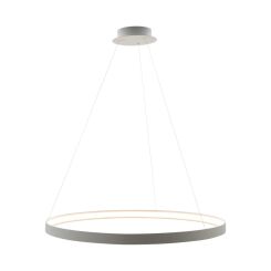 Lampa wisząca CIRCLE 110 ZumaLine LA0717/1 Szara okrągła o średnicy 110 cm