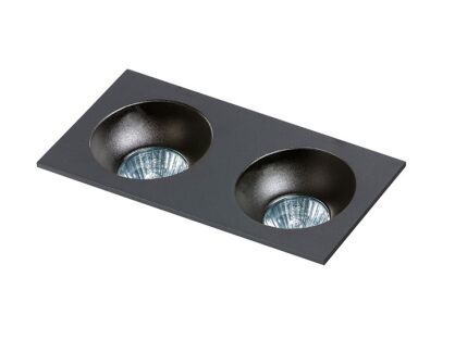 Oprawa  wpustowa HUGO 2 DOWNLIGHT  AZ1740 techniczna w kolorze  czarnym