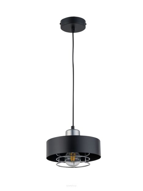 Lampa wisząca POKER 1 SIGMA 32061 czarna ze srebrnym akcentem