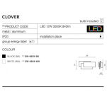 Kinkiet dekoracyjny CLOVER SQ  AZ2198 - 4