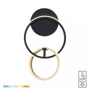 20002W-GD RANDO KINKIET CZARNO-ZŁOTY/BLACK-GOLD ZUMALINE