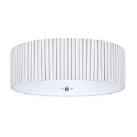 Plafon JACKIE 107862 Markslojd Karbowany okrągły biały o średnicy 45,5 cm