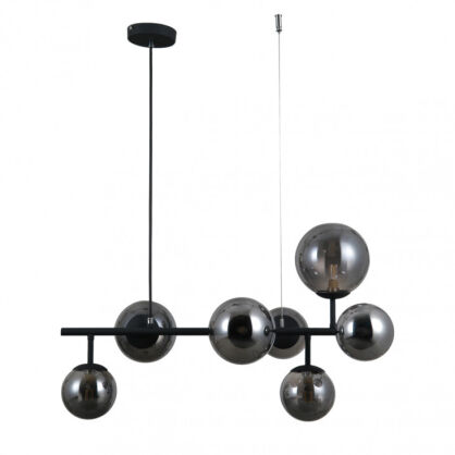 Lampa wisząca Frontera PND-40423-7 Italux dymione szkło