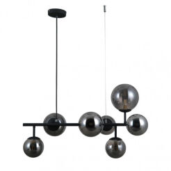 Lampa wisząca Frontera PND-40423-7 Italux dymione szkło