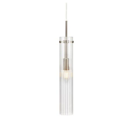 Lampa wisząca TUBO PENDANT 1L STEEL/CLEAR MARKSLOJD 108112 