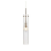 Lampa wisząca TUBO PENDANT 1L STEEL/CLEAR MARKSLOJD 108112 