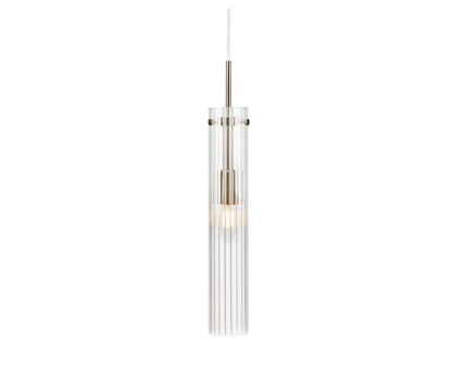 Lampa wisząca TUBO PENDANT 1L STEEL/CLEAR MARKSLOJD 108112 