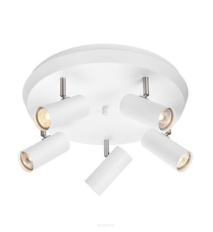 Lampa sufitowa TORINO 5L Biały/Stal 107781