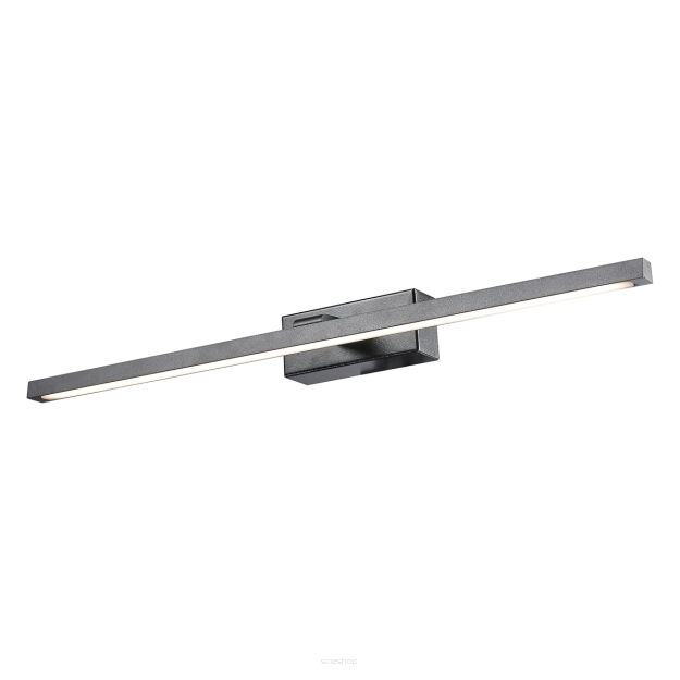 Kinkiet NERTUS MB1362M BK Italux W KSZTAŁCIE LISTWY CZARNY IP44  LED 12W DŁ.53CM