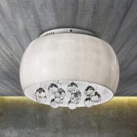 Plafon Quince TOP 50 AZzardo LC1056-6 AZ0702 wystające kryształki z okragłego klosza