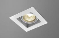 Oprawa wpuszczana SQUARES gu10 mała żarówka 50x1 230V z ramką  AQForm 36811 - 3